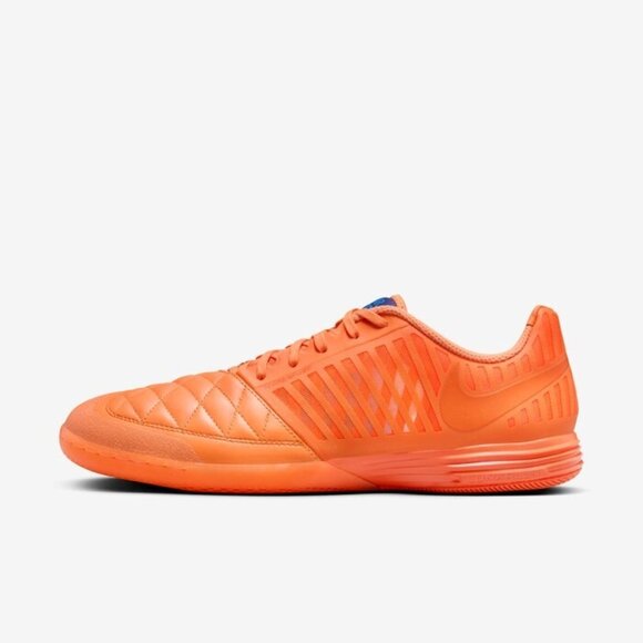 Nike Lunargato II IC - Size 12 Men`s Soccer Shoes Orange Leather 580456-800 NEW main image 8